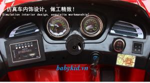 Xe ô tô điện trẻ em BJQ-519 màu đỏ sơn tĩnh điện